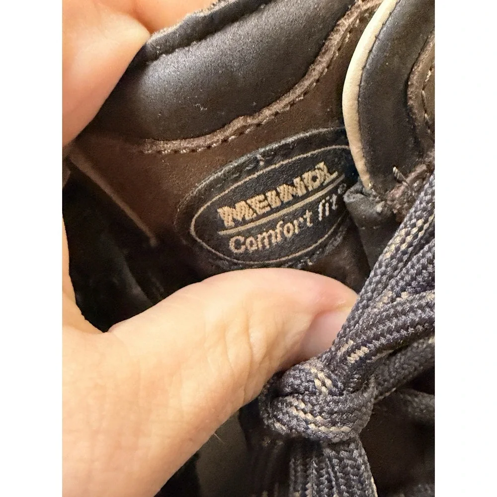 Meindl Comfort Fit Light Hiker 9.5 D Hiking Boots Brown Leather